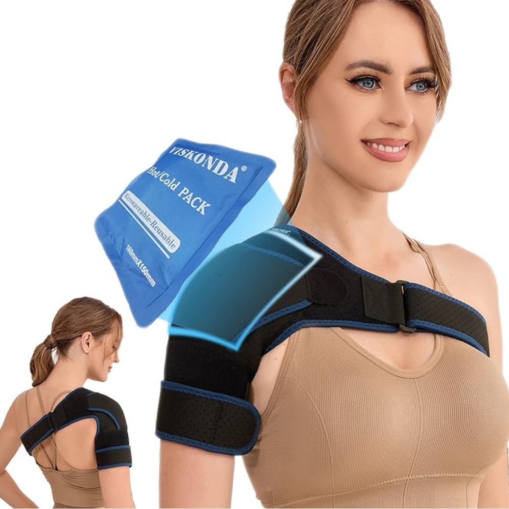 NIB Shoulder Brace Sling Immobilizer and Compression Sleeve,Rotator Cuff Injury